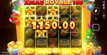 Xmas Royale 100: Gewinne