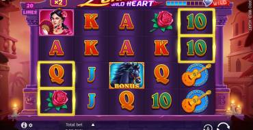 Zorro Wild Heart: Spielautomat