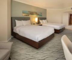 Casino Aruba at Hilton: Teilweise Ozean vw Aruba Turm 2 Queen-Betten