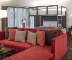 Flamingo Hotel and Casino Las Vegas: Flamingo Zimmer 2 Queens 1 Etagenbett