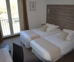 Casino de Valras-Plage: Twin confort cote parken
