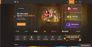 50 no deposit freespins at SOL Casino: SOL Online-Kasino