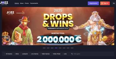50 freespins on Starburst slot at Jozz: Jozz Online Kasino