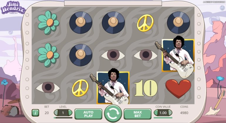 Jimi Hendrix Spielautomat