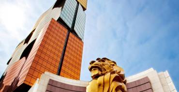MGM Macau: Die Figur eines Löwen