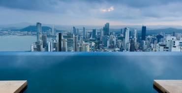Ocean Sun Casino: Blick vom Dach des Atriums