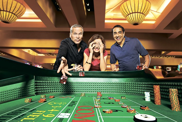 Craps der Spieler würfelt