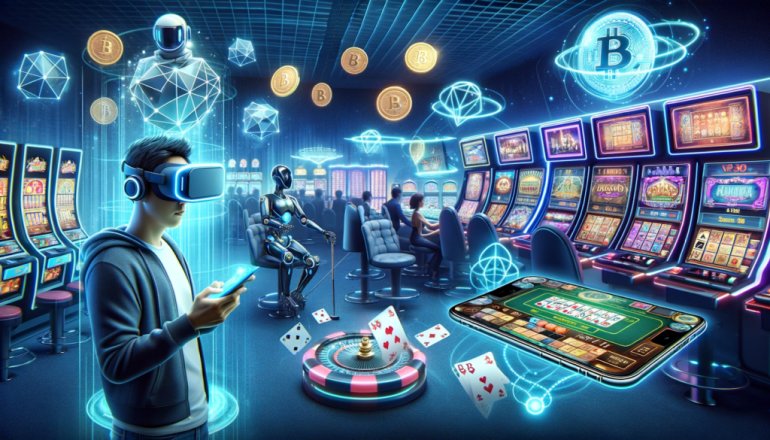 Wie ein Kasinosaal in der virtuellen Realität aussieht
