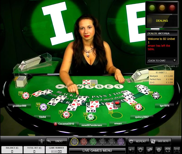 Live-Blackjack (Blackjack live)