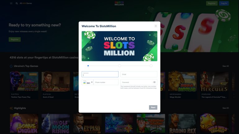 Spielautomaten Millionen Casino Register