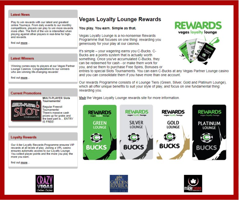 Treueprogramm Vegas Partner Lounge